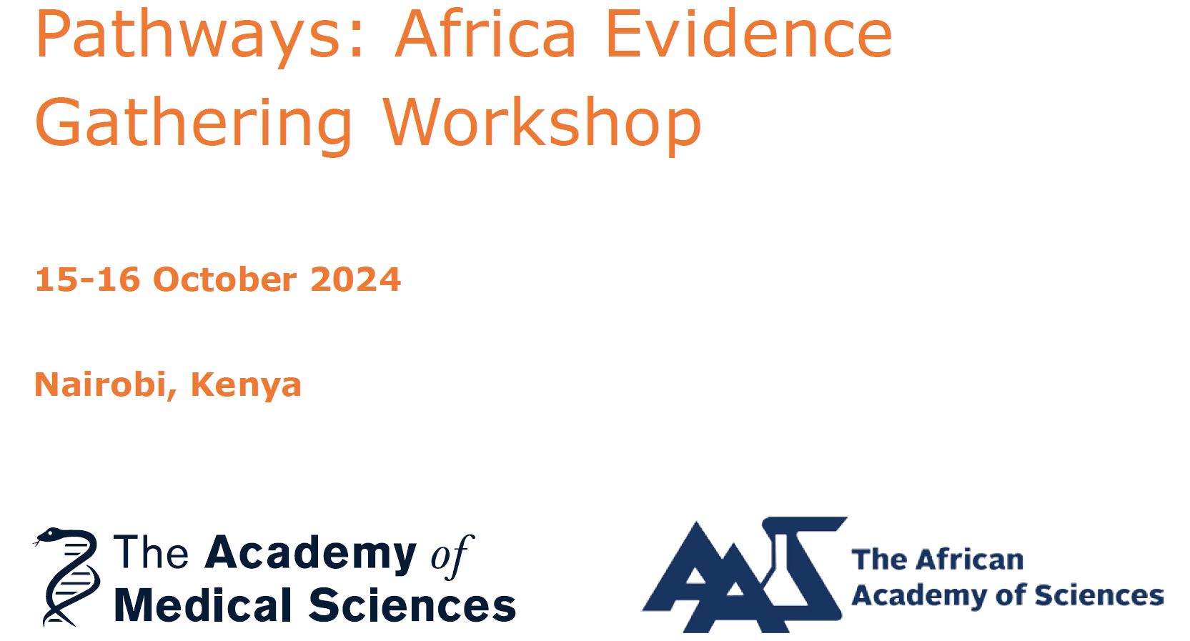 Workshop Booklet - Global Clinical Research Pathways Africa Evidence Gathering Workshop