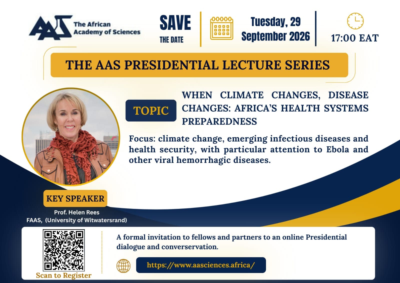 The AAS Presidential Lecture Series - Prof. Hellen Rees