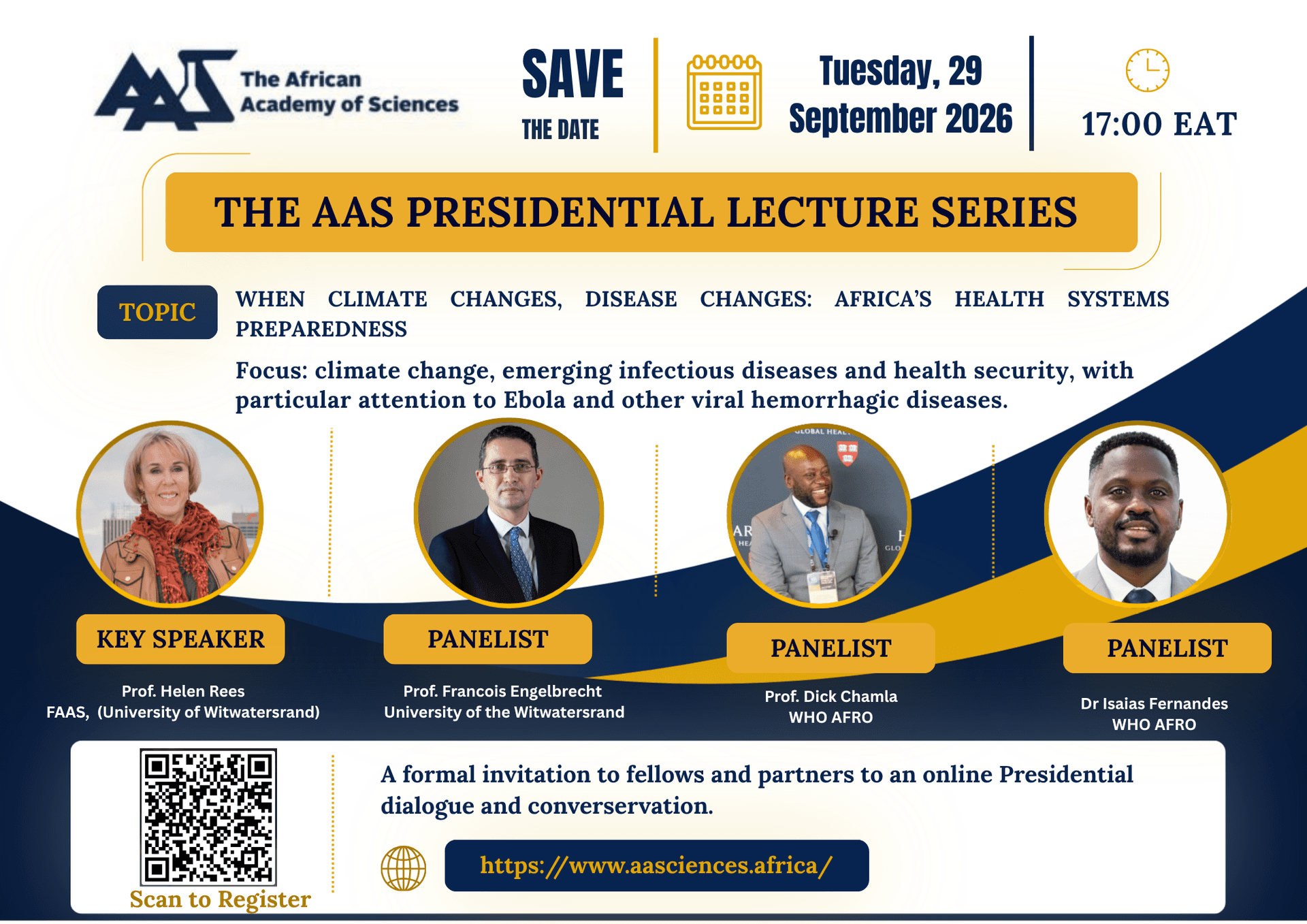 AAS Presidential Lecture calls for stronger links between climate science and health preparedness
