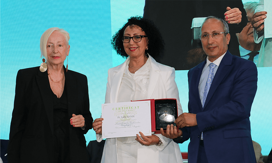 AAS Fellow Prof Laila Mandi Honoured with GAÏA Environment Award