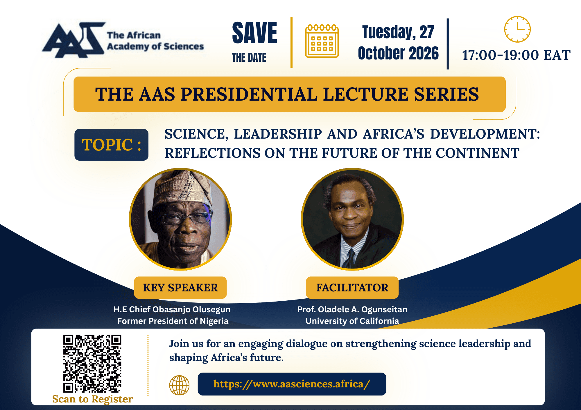 Science, Leadership and Africa’s Development: Reflections on the Future of the Continent